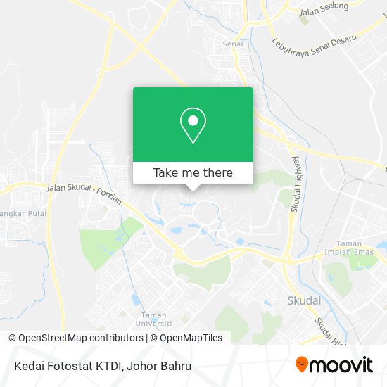 Kedai Fotostat KTDI map