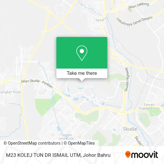 M23 KOLEJ TUN DR ISMAIL UTM map