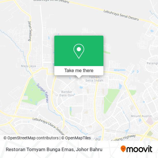 Restoran  Tomyam Bunga Emas map