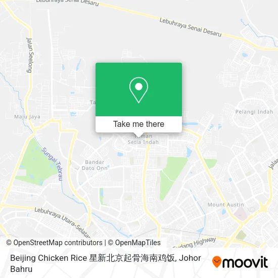Beijing Chicken Rice 星新北京起骨海南鸡饭 map