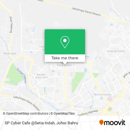 SP Cyber Cafe @Setia Indah map