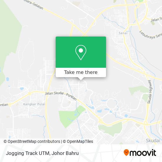 Jogging Track UTM map