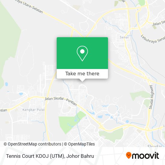 Tennis Court KDOJ (UTM) map