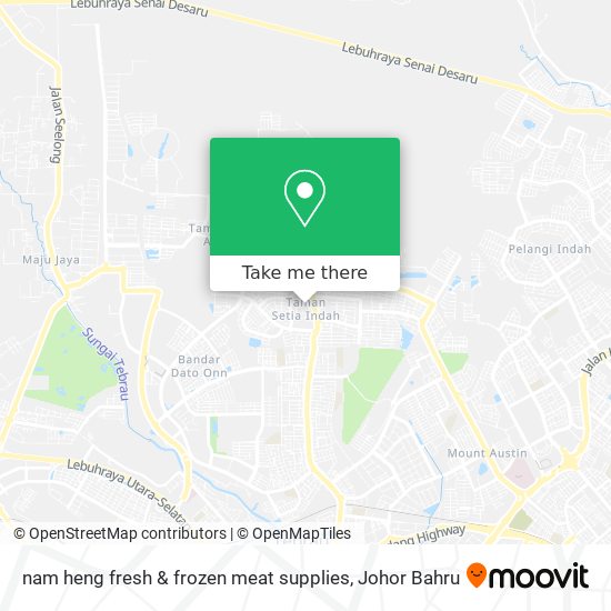 nam heng fresh & frozen meat supplies map