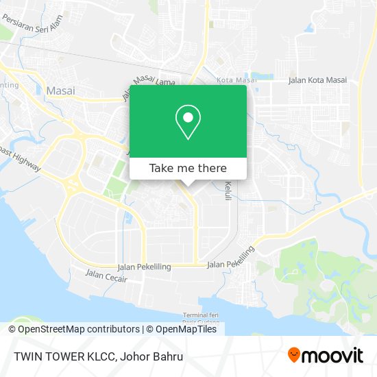 TWIN TOWER KLCC map