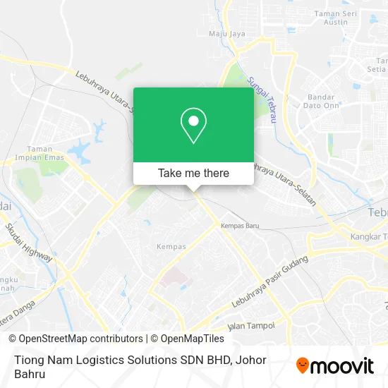 Tiong Nam Logistics Solutions SDN BHD map