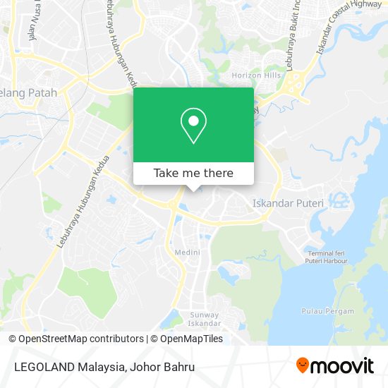 LEGOLAND Malaysia map