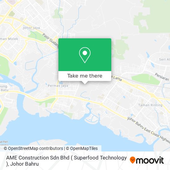 AME Construction Sdn Bhd ( Superfood Technology ) map