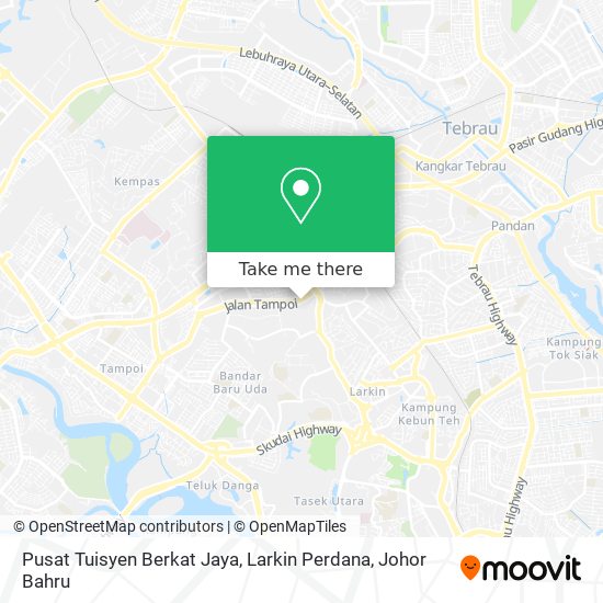 Pusat Tuisyen Berkat Jaya, Larkin Perdana map