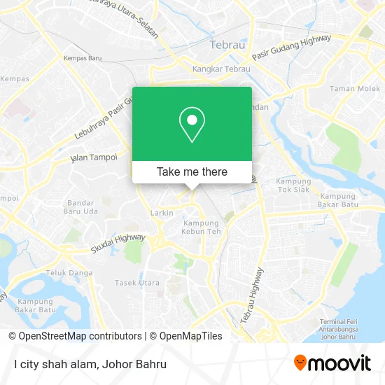 I city shah alam map