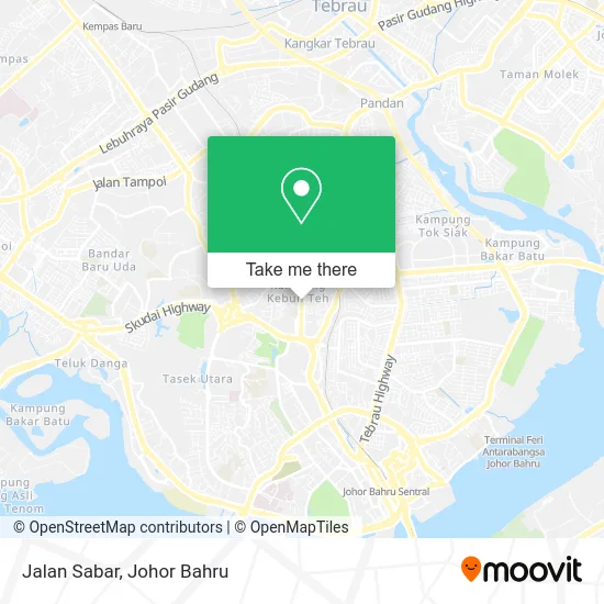 Jalan Sabar map
