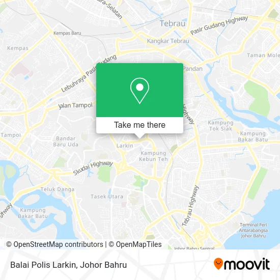 Balai Polis Larkin map