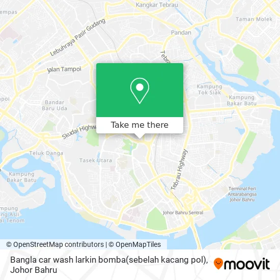 Bangla car wash larkin bomba(sebelah kacang pol) map