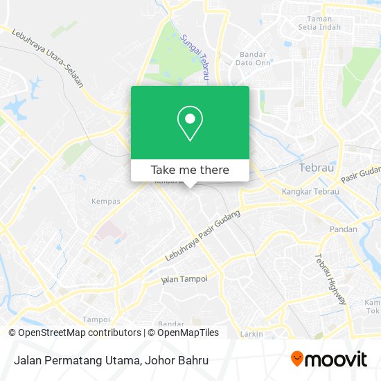 Jalan Permatang Utama map