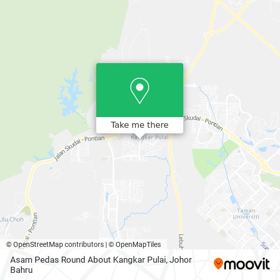 Asam Pedas Round About Kangkar Pulai map