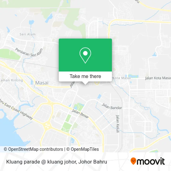 Kluang parade @ kluang johor map
