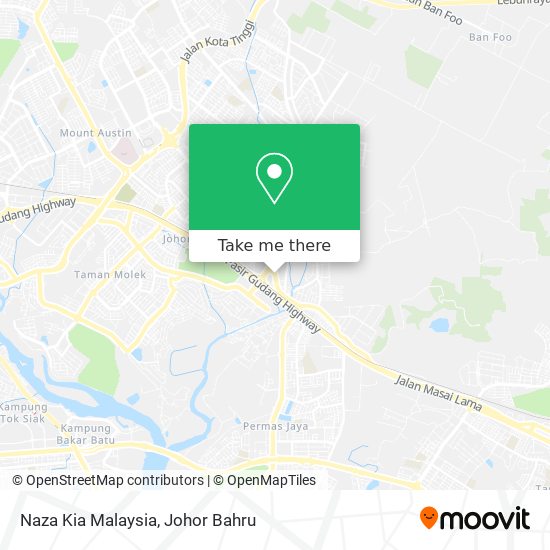 Naza Kia Malaysia map
