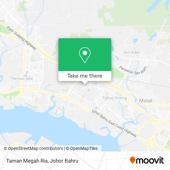 Taman Megah Ria map