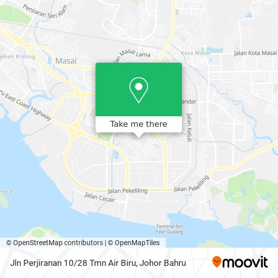 Jln Perjiranan 10 / 28 Tmn Air Biru map