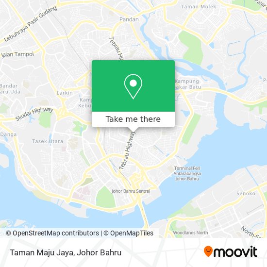 Taman Maju Jaya map