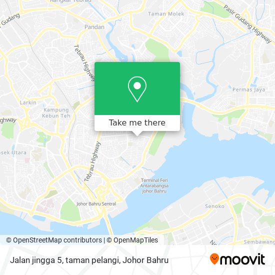 Jalan jingga 5, taman pelangi map