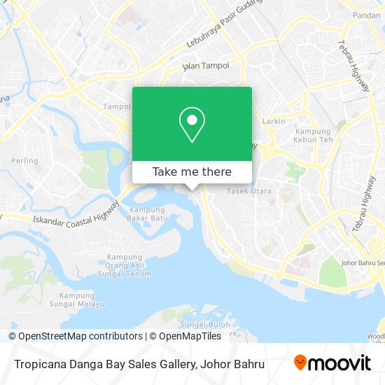 Tropicana Danga Bay Sales Gallery map