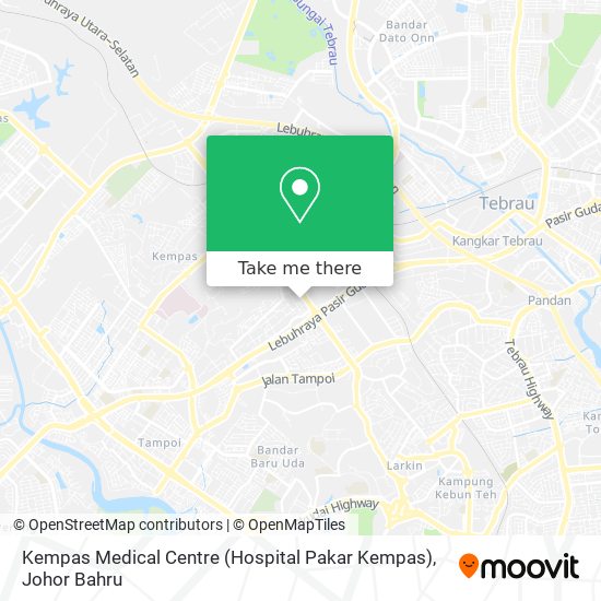 Kempas Medical Centre (Hospital Pakar Kempas) map