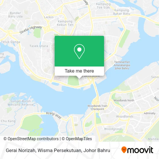 Gerai Norizah, Wisma Persekutuan map