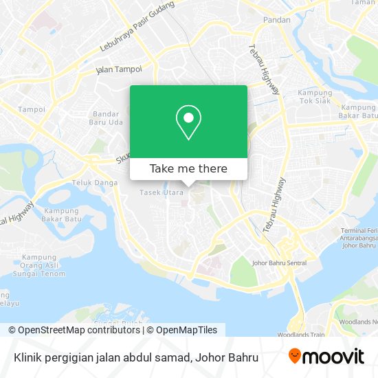 Klinik pergigian jalan abdul samad map
