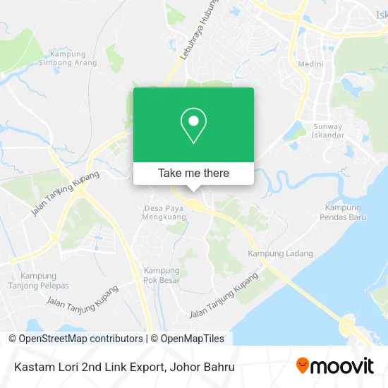 Kastam Lori 2nd Link Export map
