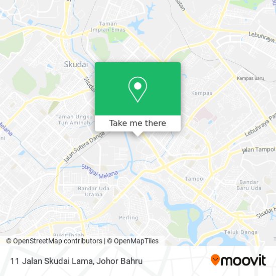 11 Jalan Skudai Lama map