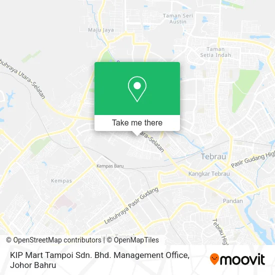 KIP Mart Tampoi Sdn. Bhd. Management Office map