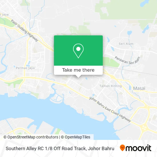 Southern Alley RC 1 / 8 Off Road Track map