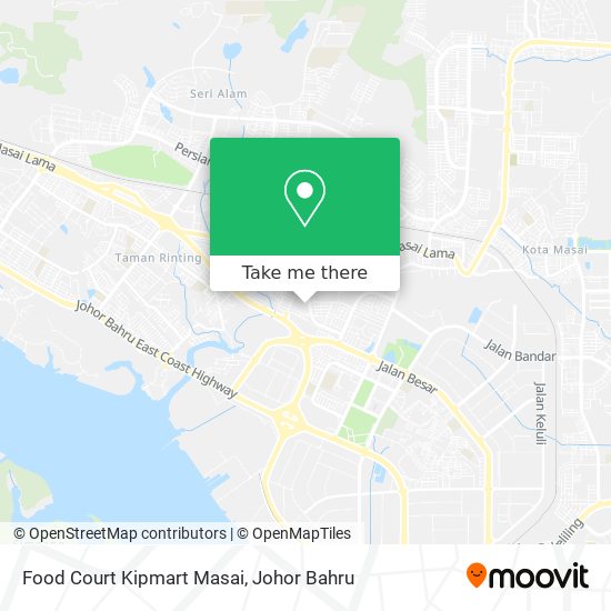 Food Court Kipmart Masai map