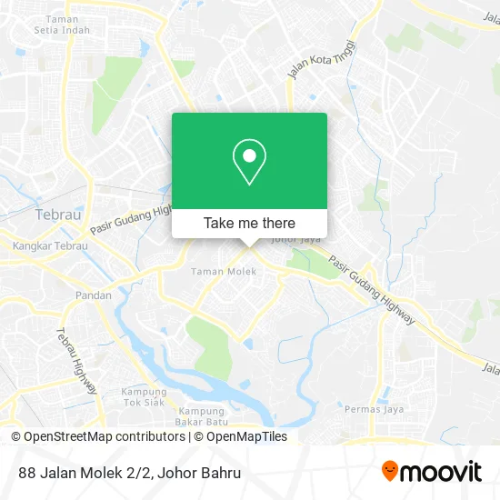 88 Jalan Molek 2/2 map