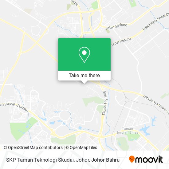 SKP Taman Teknologi Skudai, Johor map