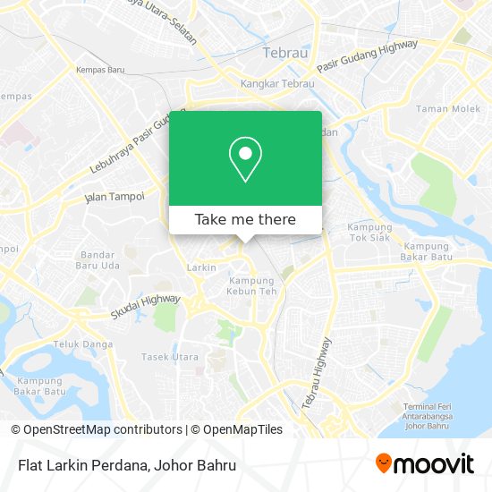 Flat Larkin Perdana map