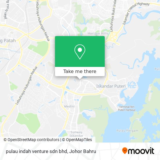 pulau indah venture sdn bhd map