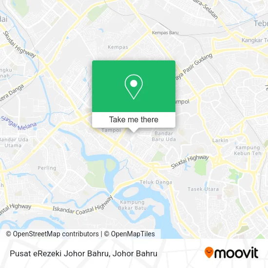 Pusat eRezeki Johor Bahru map