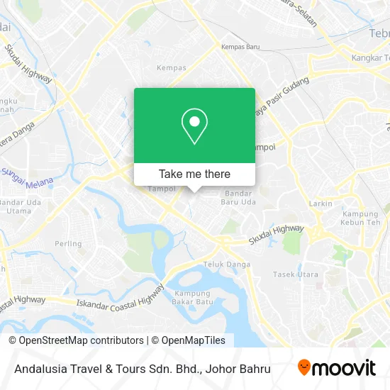 Andalusia Travel & Tours Sdn. Bhd. map