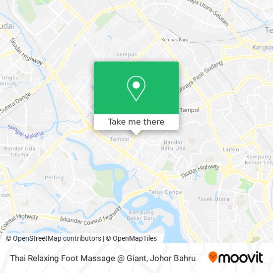 Thai Relaxing Foot Massage @ Giant map