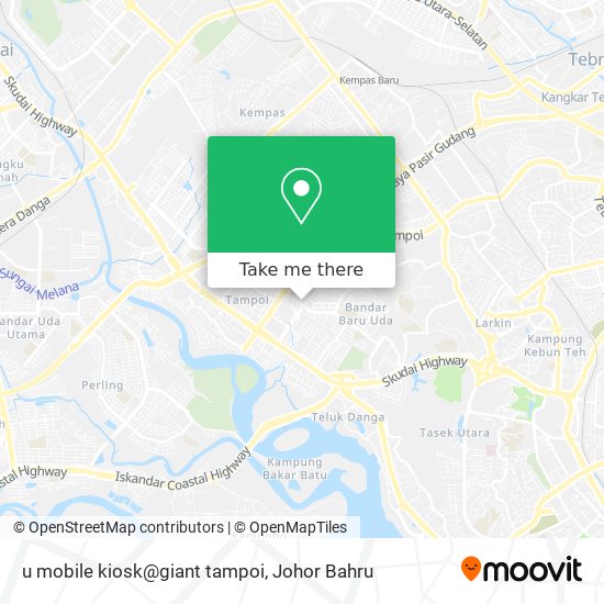 u mobile kiosk@giant tampoi map