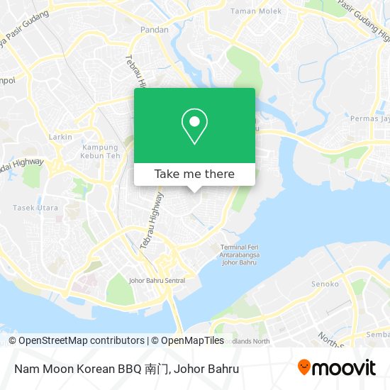 Nam Moon Korean BBQ 南门 map