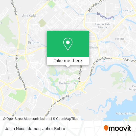 Jalan Nusa Idaman map
