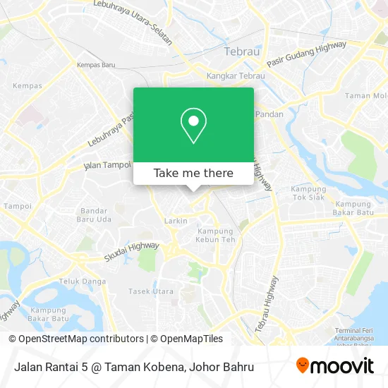 Jalan Rantai 5 @ Taman Kobena map