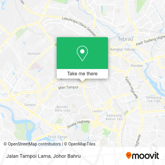 Jalan Tampoi Lama map