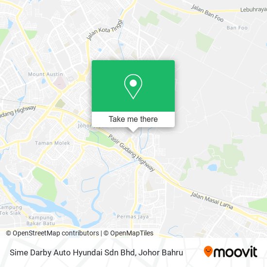 Sime Darby Auto Hyundai Sdn Bhd map