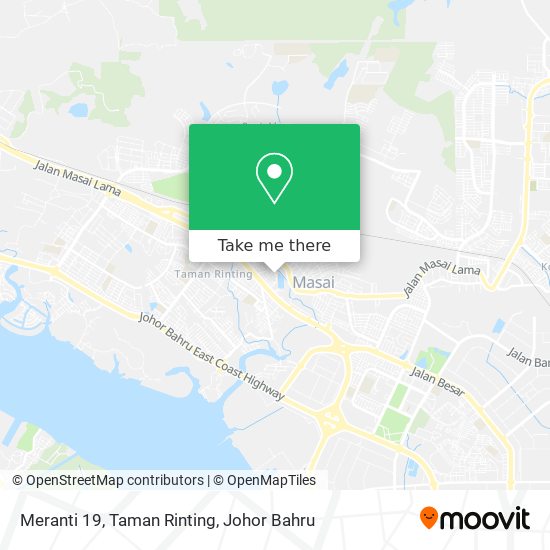 Meranti 19, Taman Rinting map