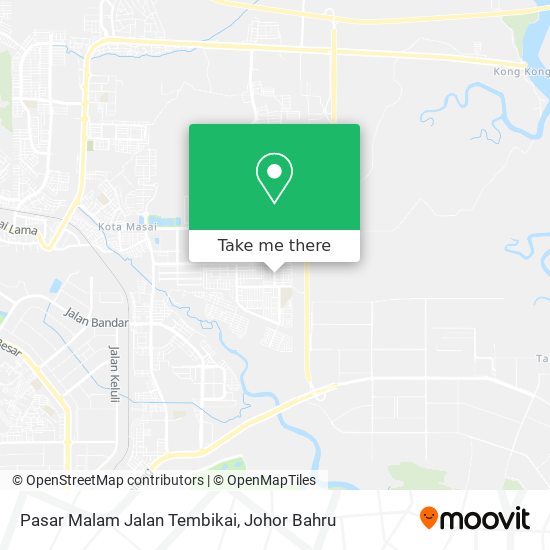 Pasar Malam Jalan Tembikai map