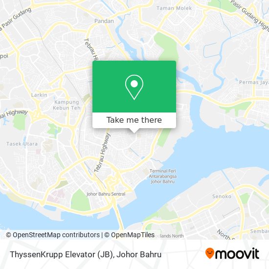 ThyssenKrupp Elevator (JB) map